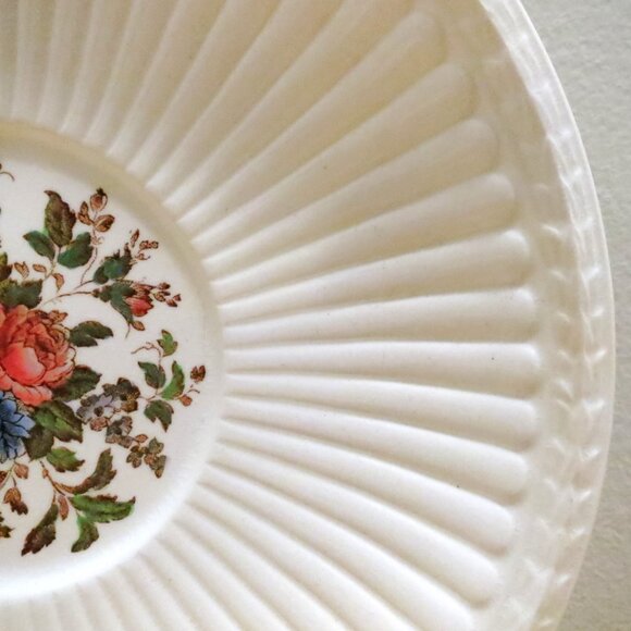 Wedgwood X2 Cream Soup Bouillon Bowl & Saucer Edme Conway Two Handle AK8384 - Picture 5 of 12